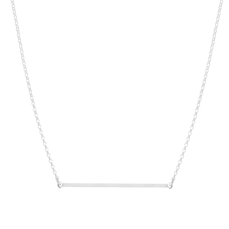Venti Silver Bar Necklace