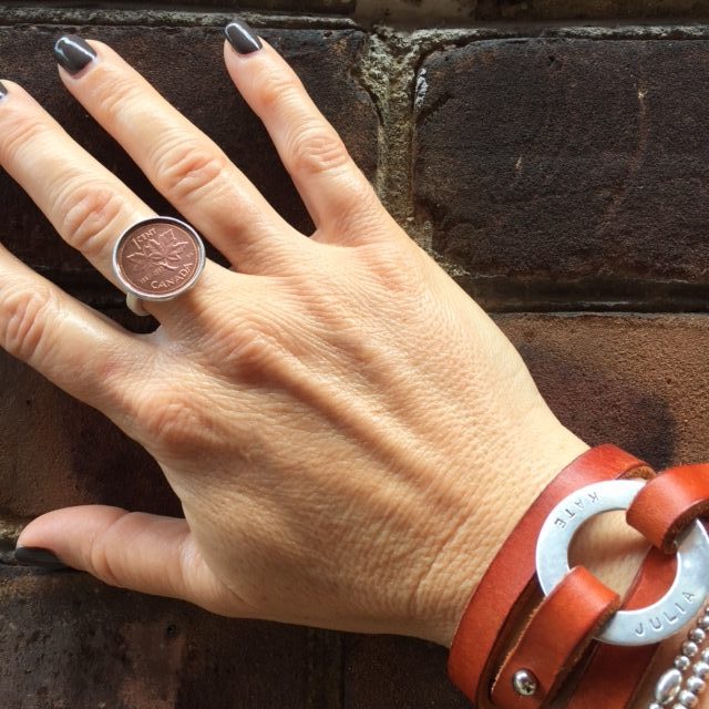 Canadian Penny Ring