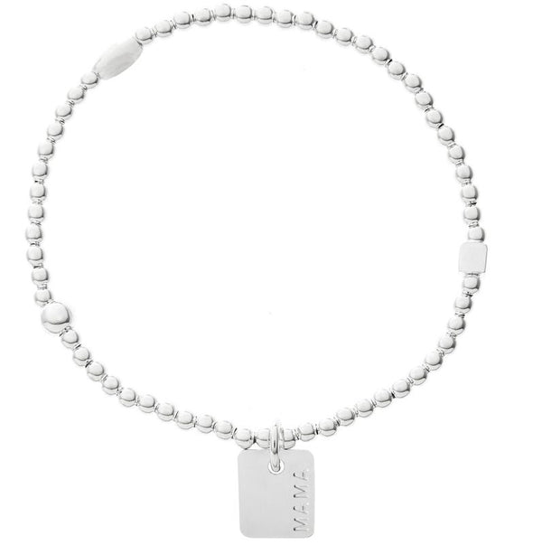Mini Silver Bead Bracelet