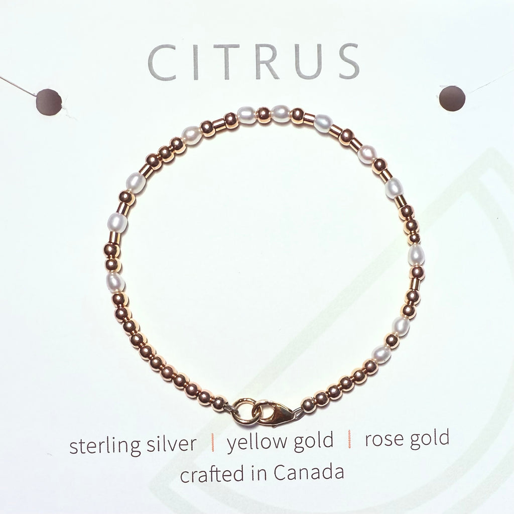 Tori Morse Code Bracelet - Citrus