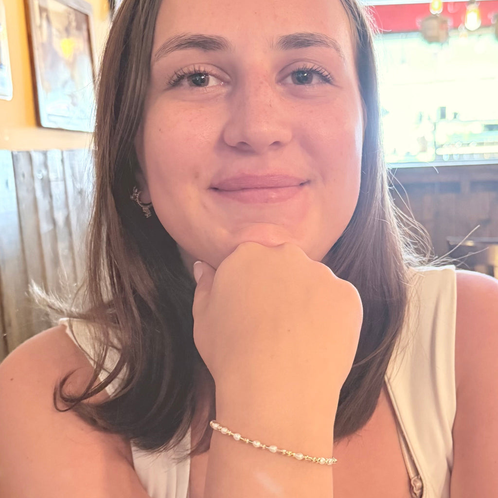 Morse Code Beaded bracelet by CITRUS