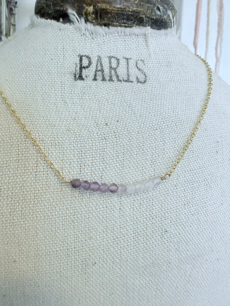 Amethyst Ombre Necklace  - Sample Sale Exclusive - Citrus