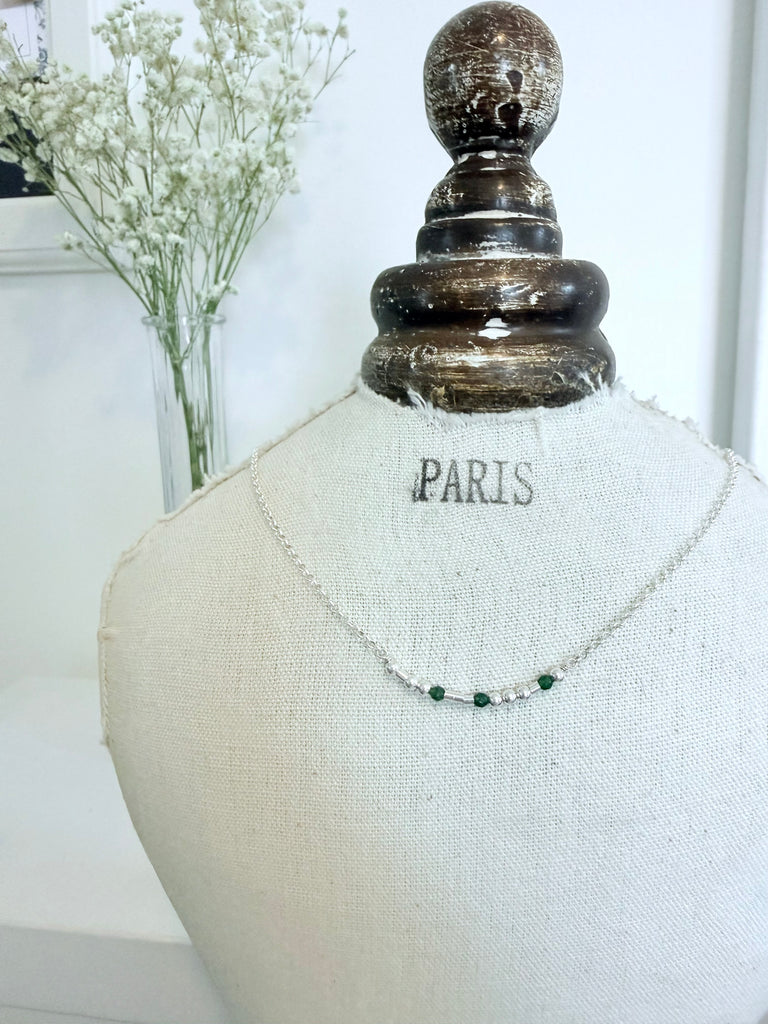 Morse Code Love Necklace - Sample Sale Exclusive - Citrus