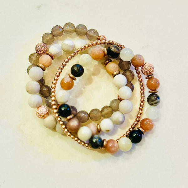 Twilight Bracelet Stack - Citrus