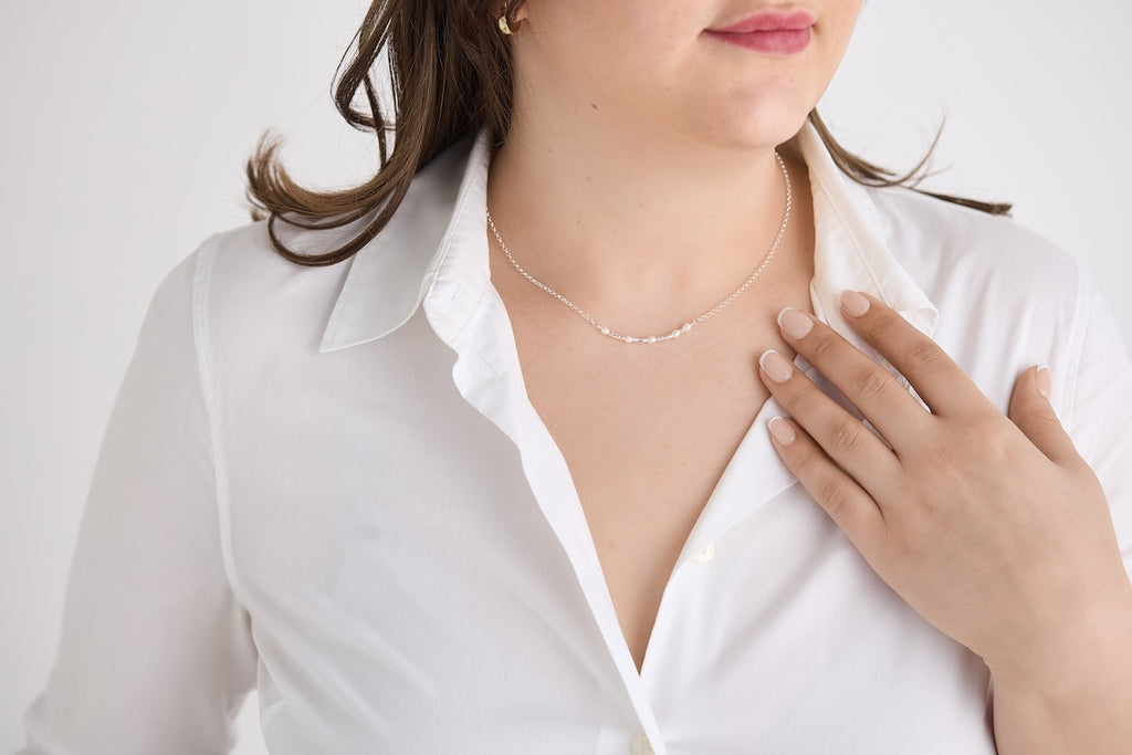 Morse Code Necklace - Citrus