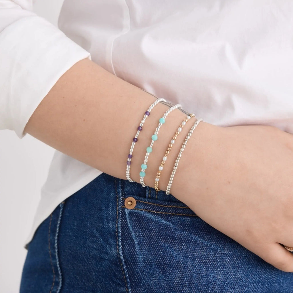 Morse Code Bracelet - Citrus