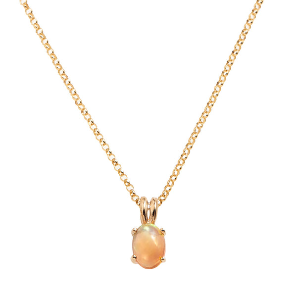 Opal Gold Necklace