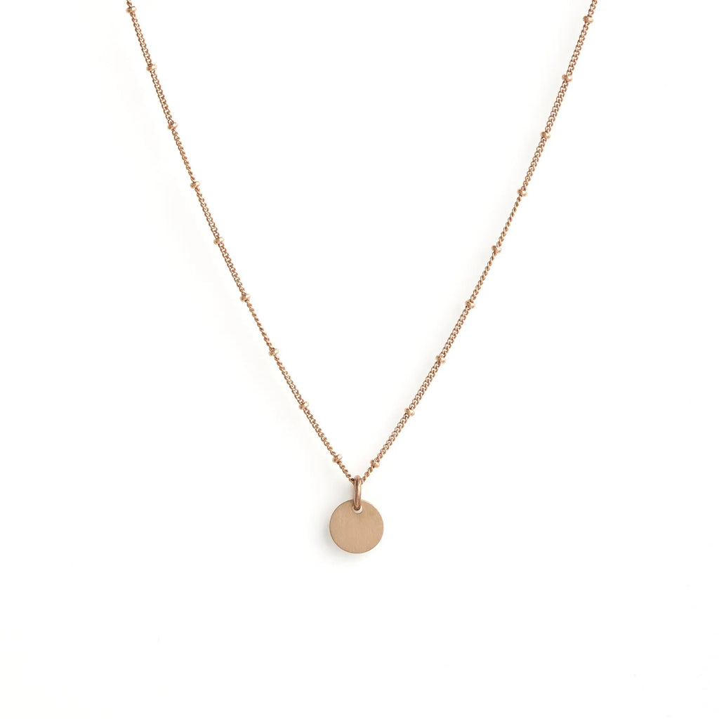 Bud Initial Necklace - Citrus