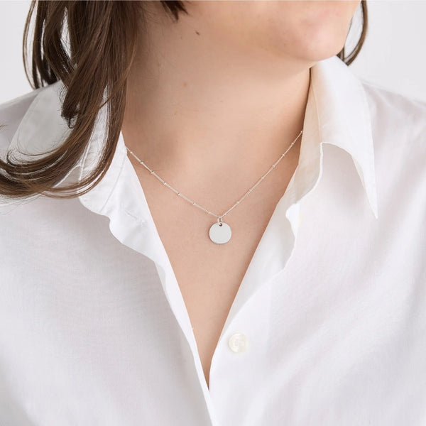 Bud Initial Necklace - Citrus