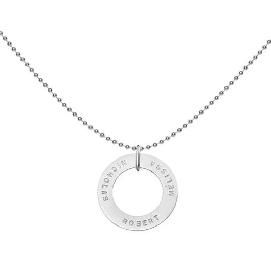 Personalized Name Necklace Sterling Silver Handstamped by CITRUS