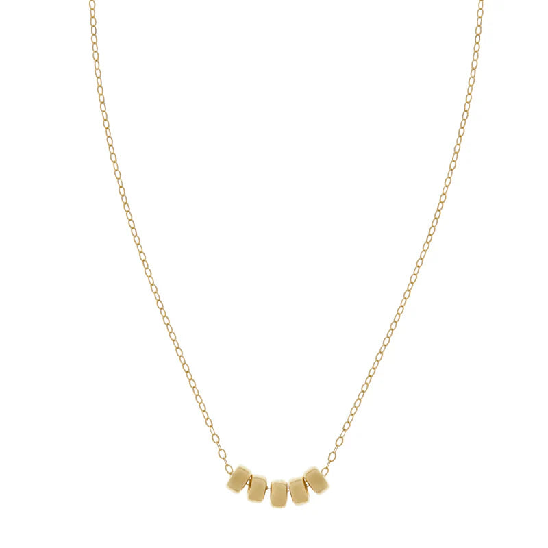 Gold-filled Decade Necklace with beads – birthday personalized necklace Canada