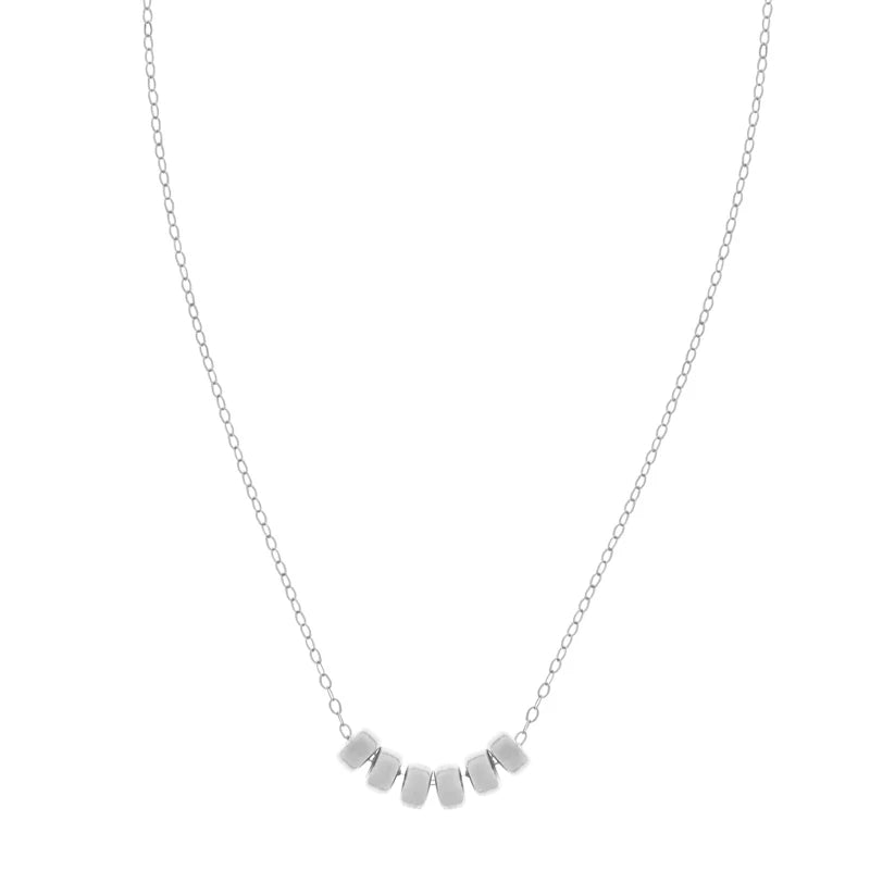 Sterling silver Decade Necklace – personalized milestone jewelry hand stamped in Toronto by CITRUS