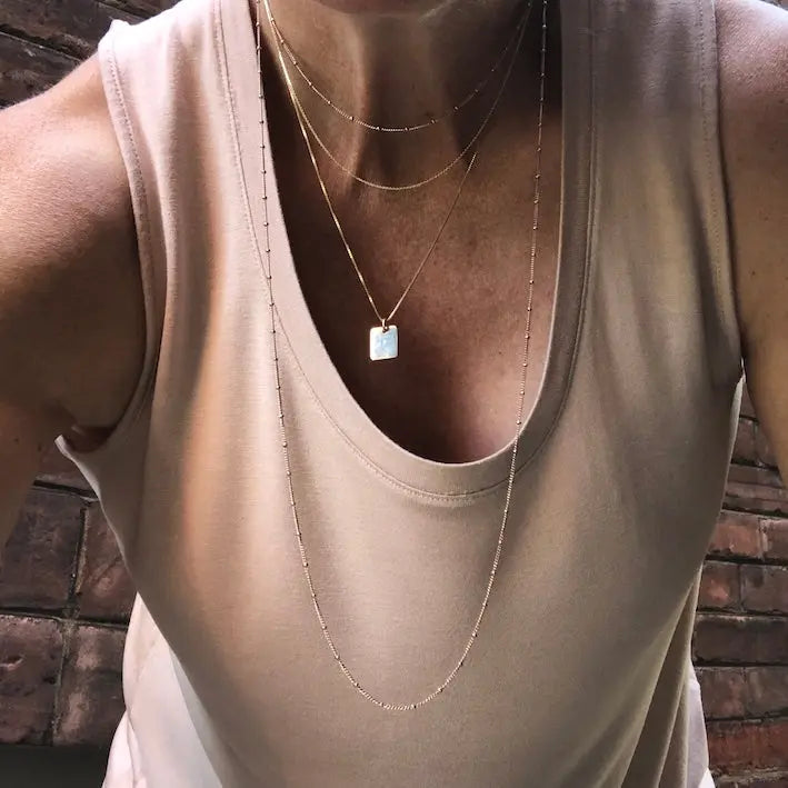 Satellite Rose Gold Chain - Citrus