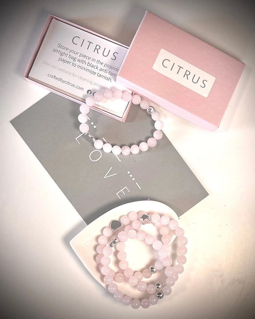 Rose Quartz Love Bracelet - Citrus