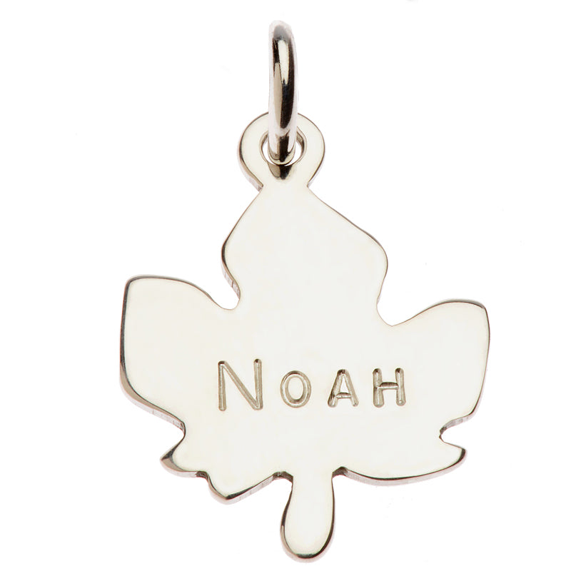 Citrus Silver | Silver Jewellery, Handmade jewelry in Toronto | Our Canadianna collection with patriotic jewellery, canadian penny jewelry, hockey jewelry | Sterling silver Maple Leaf charm shows Canadian patriotism whether you're on Canadian soil or travelling abroad.