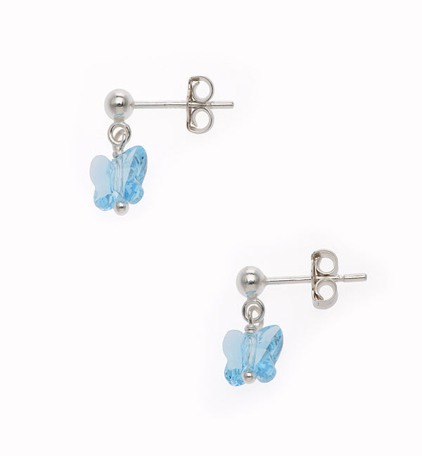 Blue Butterfly Earrings