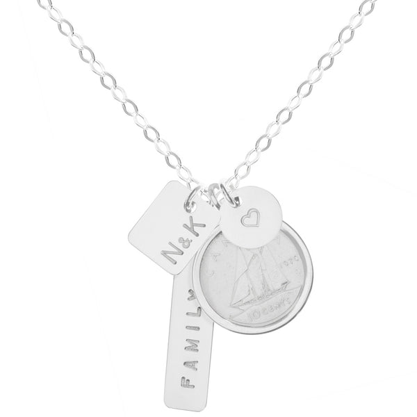 Family Connection Dime Necklace