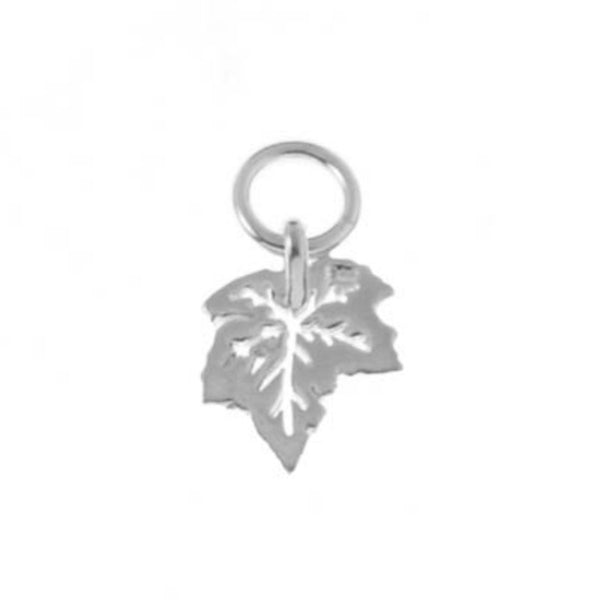Citrus Silver | Silver Jewellery, Handmade jewelry in Toronto | Our Canadianna collection with patriotic jewellery, canadian penny jewelry, hockey jewelry | Leaf Charm resembling a Canadian Maple Leaf is the perfect addition to a necklace or bracelet to reflect your spirit.