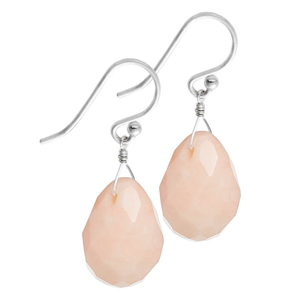 Pink on sale opal earrings