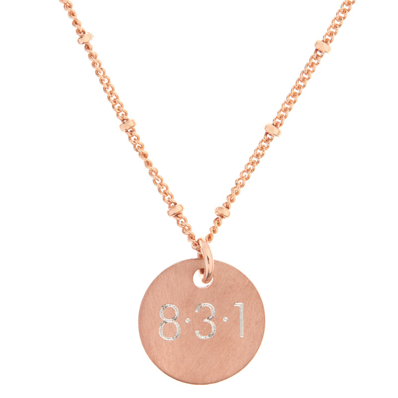 831 Rose Gold Necklace
