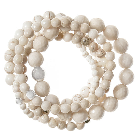 Salted Caramel Bracelet Stack - Citrus