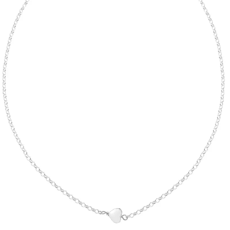 Tiny Heart Necklace - Citrus