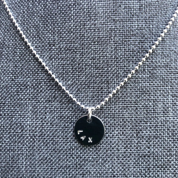 Airport Code Necklace - Citrus
