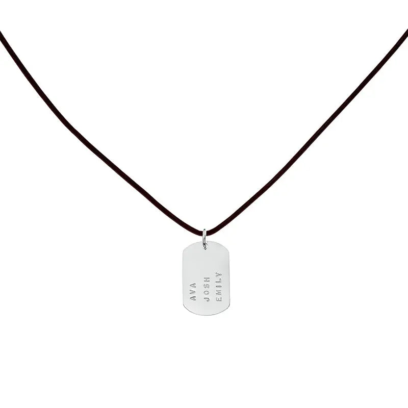 Peel Pendant on Thin Leather - Citrus