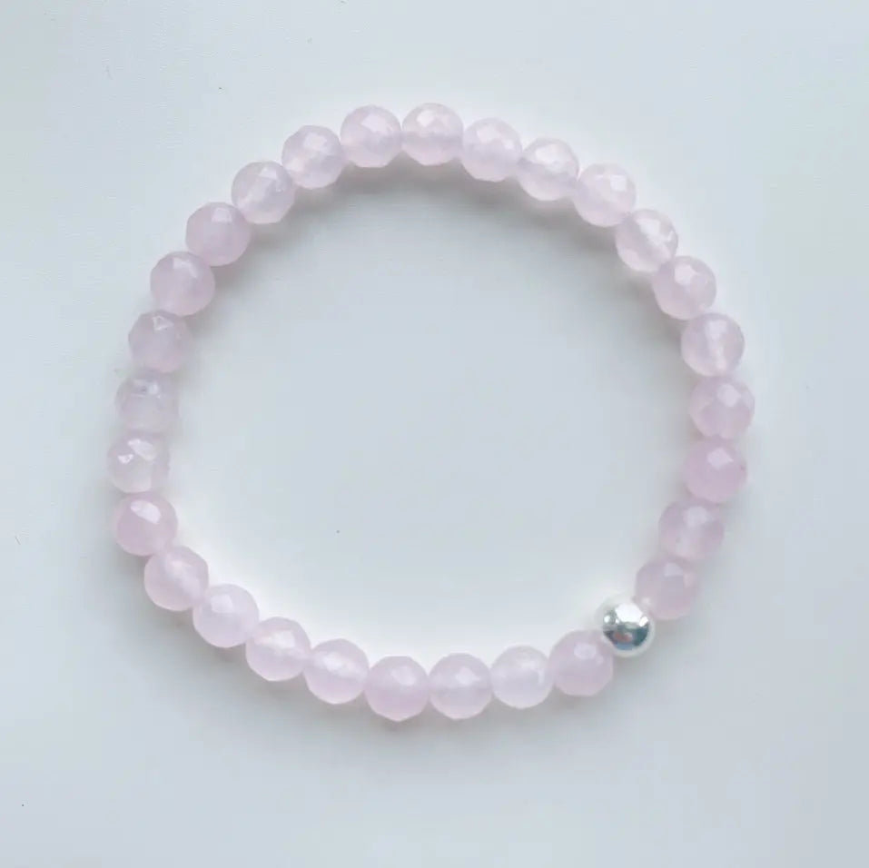 Rose Quartz Sparkle Bracelet - Citrus