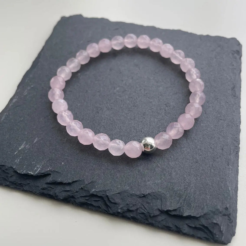Rose Quartz Sparkle Bracelet - Citrus