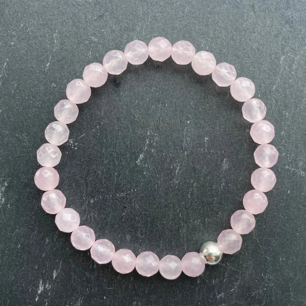 Rose Quartz Sparkle Bracelet - Citrus