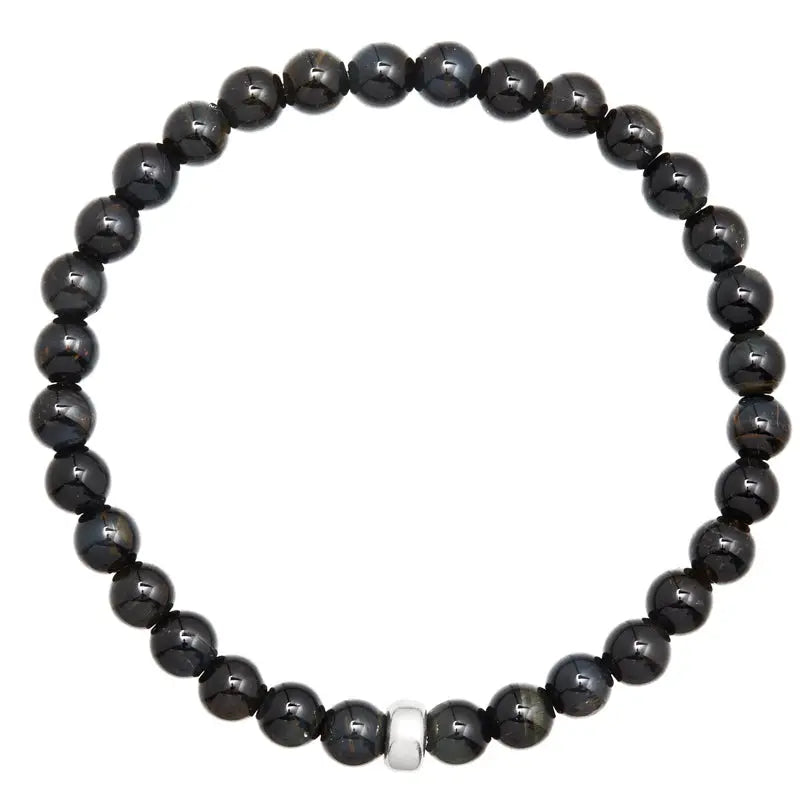 Small Blue Tiger's Eye Bracelet - Citrus