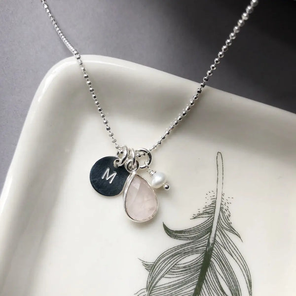 Rose Quartz Love Necklace - Citrus