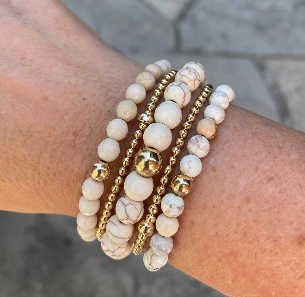 Colour Me Gold Bracelet Stack - Citrus