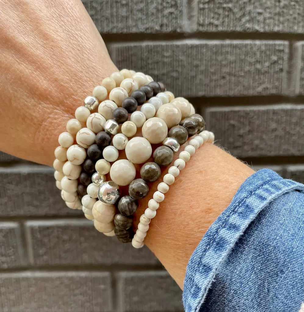 Salted Caramel Bracelet Stack - Citrus