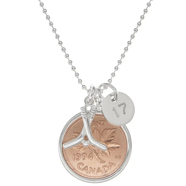 Canadian All Star Hockey Necklace - Citrus