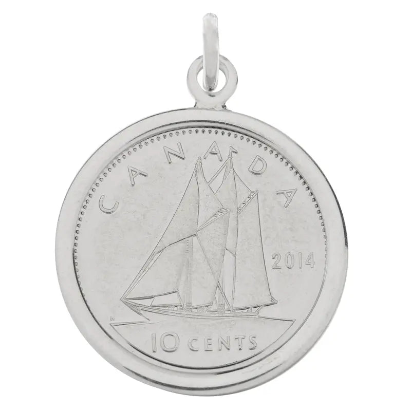 Canadian Dime Charm - Citrus