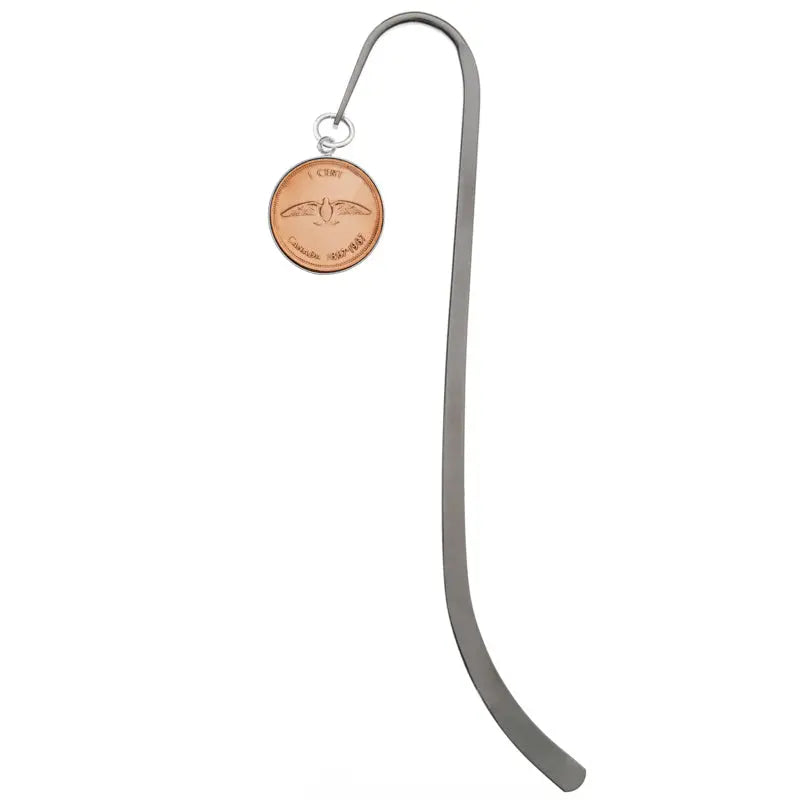 Canadian Penny Bookmark Silver Edged - Citrus