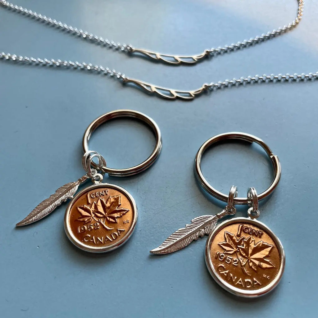 Feather Charm - Citrus