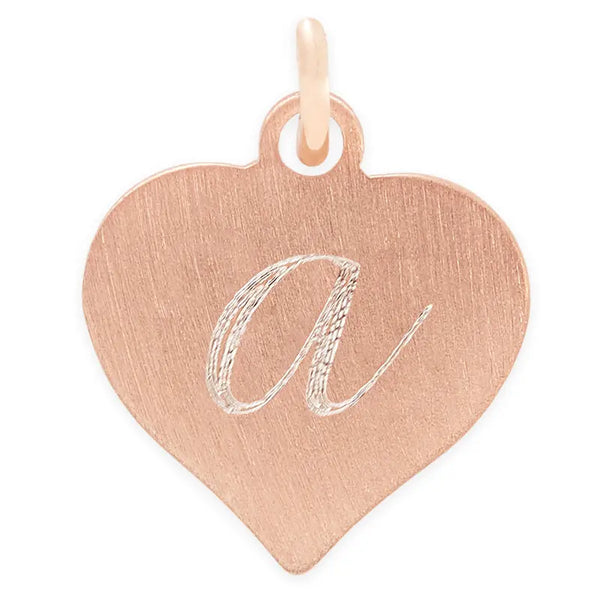 Rose Gold Heart Pendant - Citrus