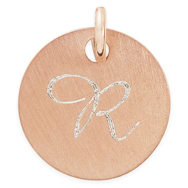 Rose Gold Petal Pendant - Citrus