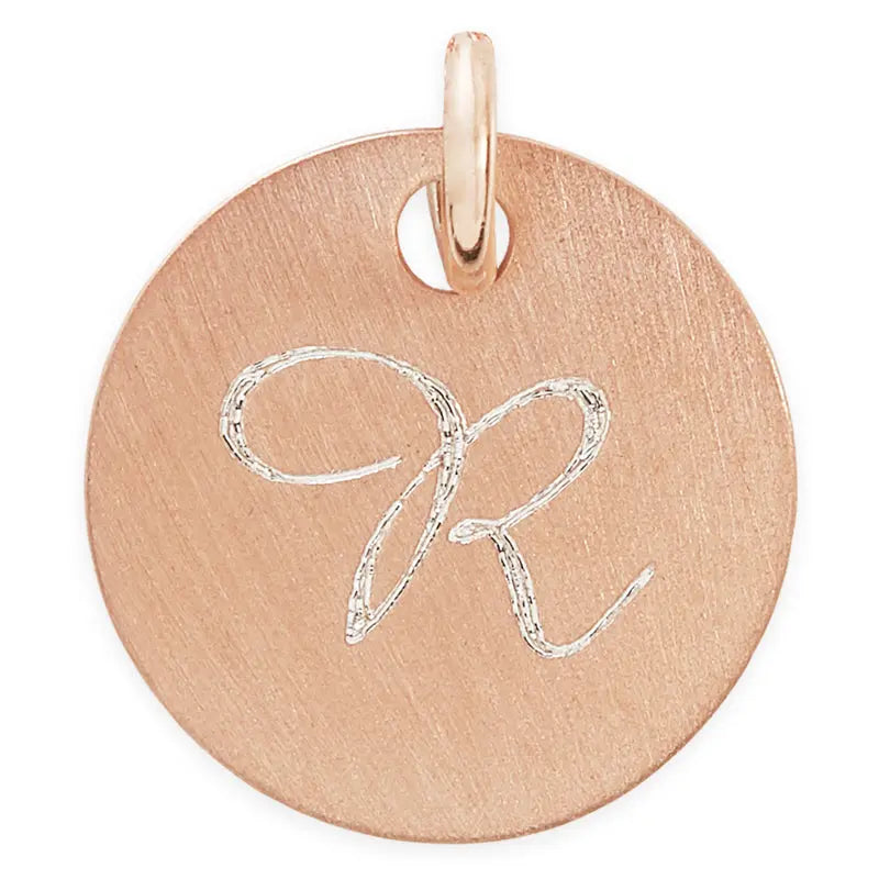 Rose Gold Petal Pendant - Citrus