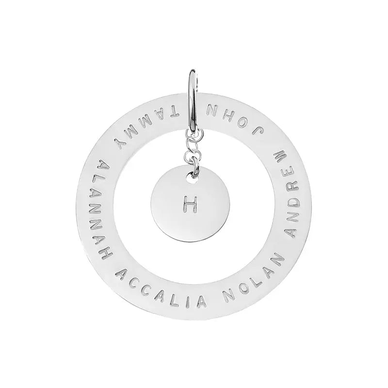 Slice with Petal Pendant - Citrus