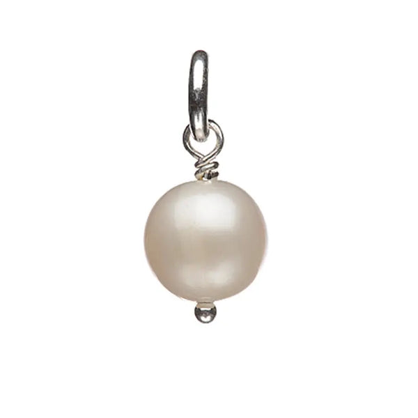 Small Freshwater Pearl Charm - Citrus