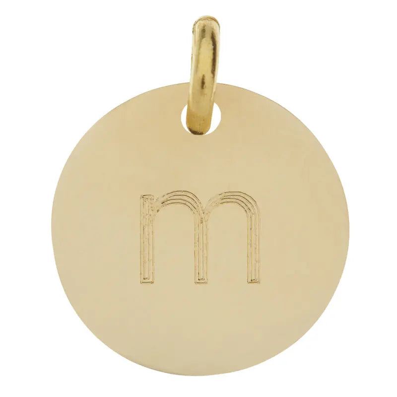 Yellow Gold Petal Pendant - Citrus
