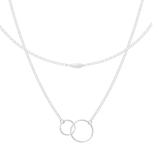 Mother Daughter Seed Necklace Layers - Citrus