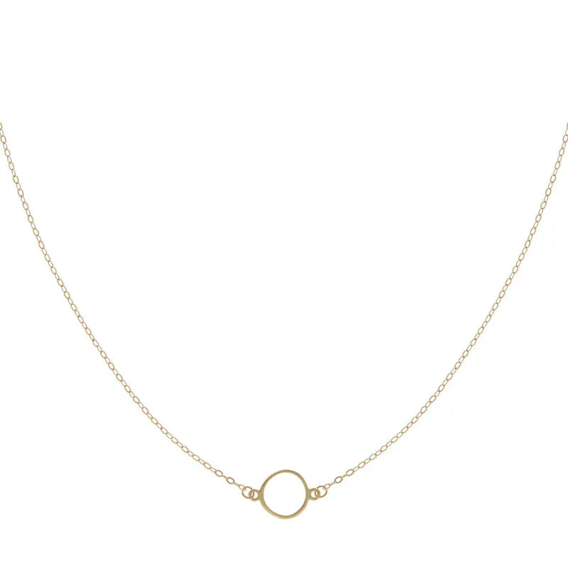 Golden Eternity Necklace - Citrus