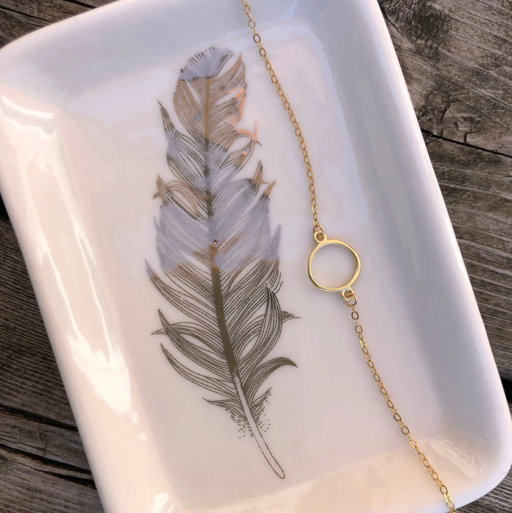 Golden Eternity Necklace - Citrus