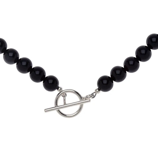 Black Onyx Beads - Citrus